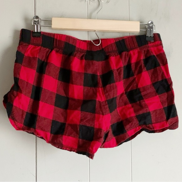WONDERSHOP Women's Buffalo Plaid 3pc Pajama Shorts Set L - Picture 5 of 10